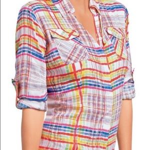 Cabi 797 Cirque Multi Color Button Up size L